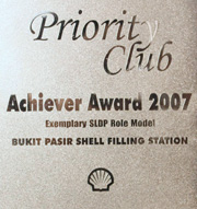 Bukit Pasir Shell Filling Station - Awards