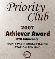 Bukit Pasir Shell Filling Station - Awards